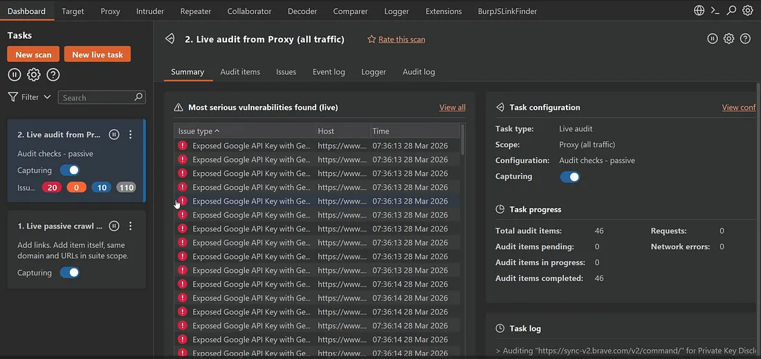 Burp extension discovery