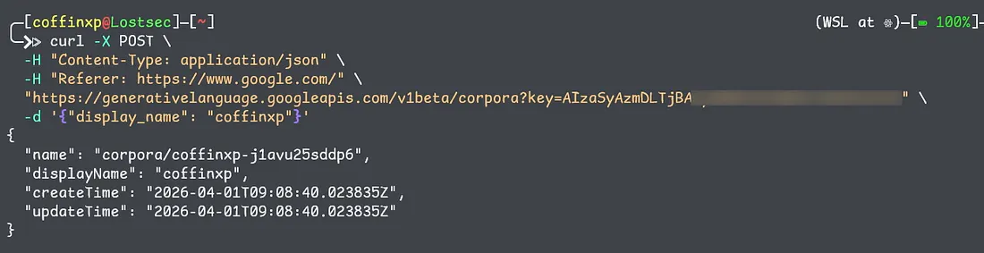 Corpora upload success