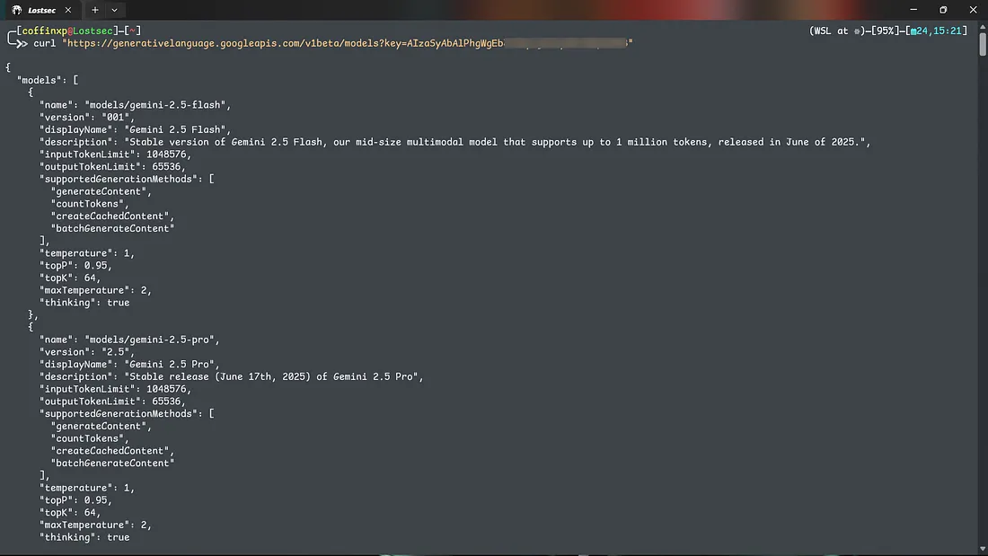Key verification response