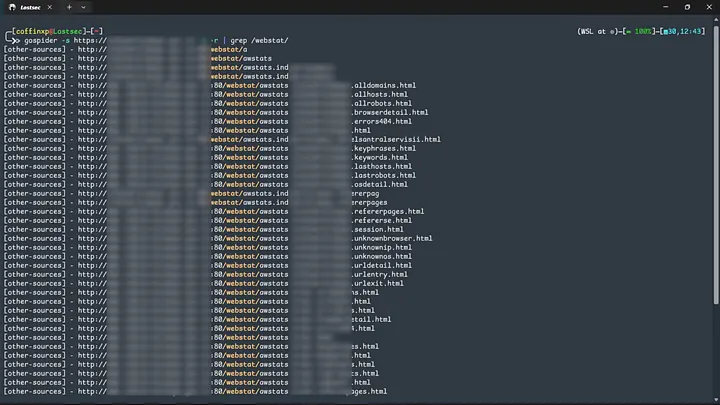 Gospider JS one-liners